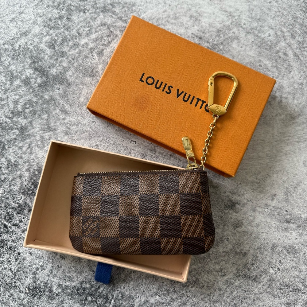 Louis Vuitton Key Pouch Damier Ebene Gently used